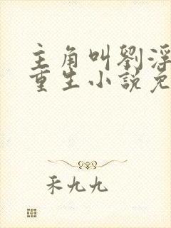 主角叫刘浮生的重生小说免费阅读