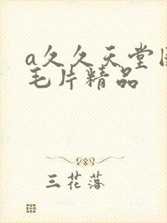 a久久天堂国产毛片精品