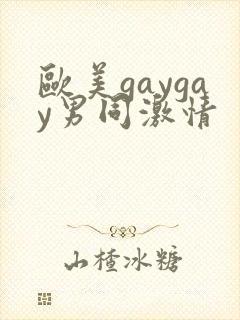 欧美gaygay男同激情