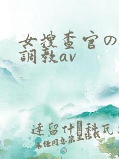 女搜查官の紧缚调教av