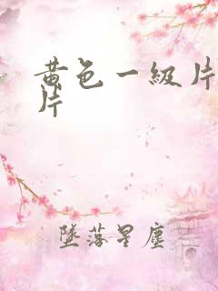 黄色一级片一级片