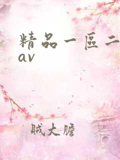 精品一区二区黄av