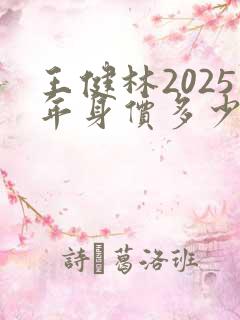 王健林2025年身价多少
