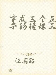 穿成三个反派崽子的后娘正版