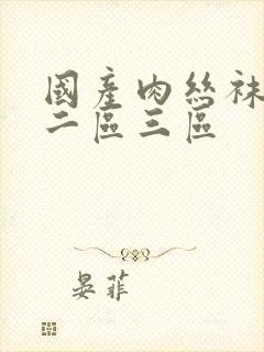 国产肉丝袜一区二区三区