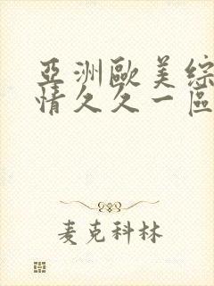 亚洲欧美综合激情久久一区二区