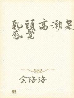 乳头高潮是什么感觉