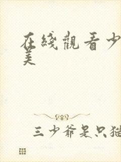 在线观看少妇欧美