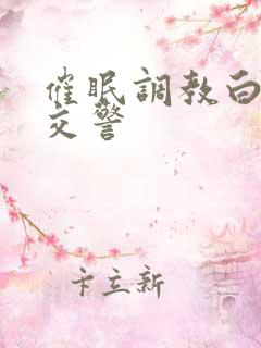 催眠调教白丝袜交警