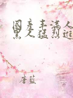 国产丰满人妻被黑人猛烈进入