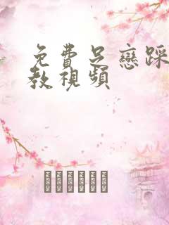 免费足恋踩踏调教视频