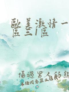 欧美激情一区二区三1区