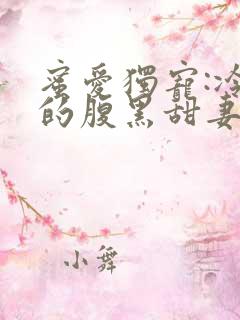 蜜爱独宠:冷少的腹黑甜妻小说