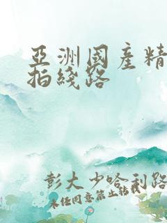 亚洲国产精品自拍线路