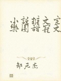 小说推文完结娱乐圈甜宠文