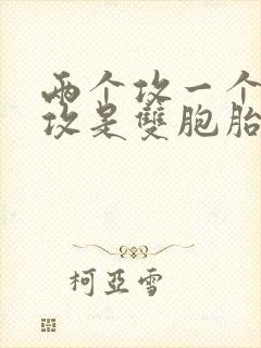 两个攻一个受,攻是双胞胎的小说