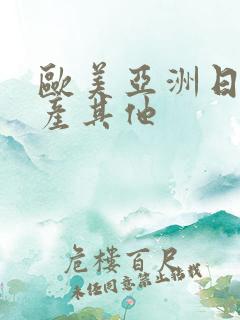 欧美亚洲日本国产其他