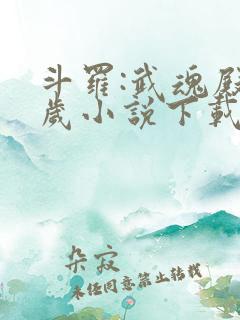 斗罗:武魂殿万岁小说下载txt