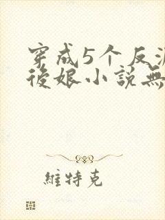 穿成5个反派的后娘小说无弹窗