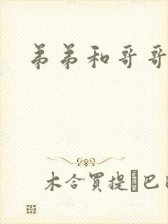 弟弟和哥哥小说