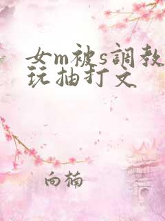女m被s调教虐玩抽打文