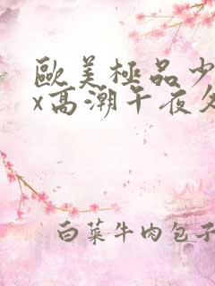 欧美极品少妇xx高潮午夜久久网