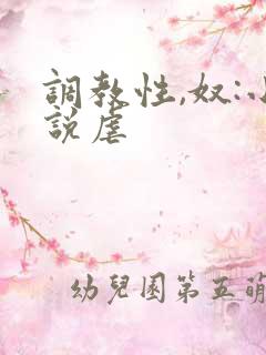 调教性,奴:小说虐