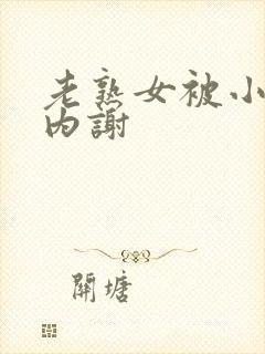 老熟女被小伙子内谢