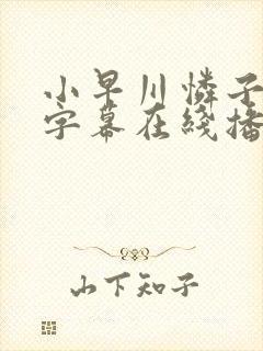 小早川怜子中文字幕在线播放