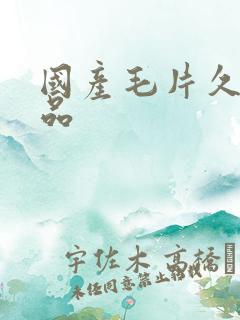 国产毛片久久精品