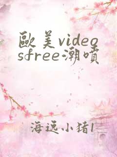 欧美videosfree潮喷