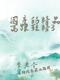 国产的精品黑丝高跟鞋精3