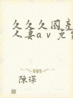 久久久国产精品人妻aⅴ免费