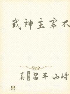 武神主宰不更新