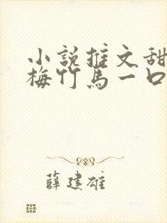 小说推文甜文青梅竹马一口气看完