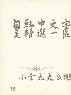 日韩中文字幕欧美精选一区二区