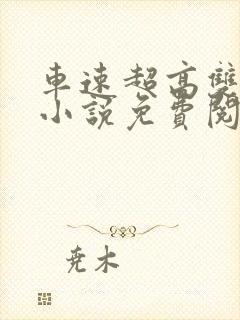 车速超高双男主小说免费阅读