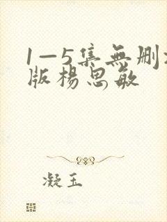 1—5集无删减版杨思敏