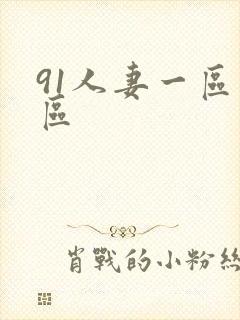 91人妻一区二区