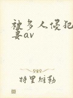 被多人侵犯的人妻av