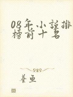08年小说排行榜前十名