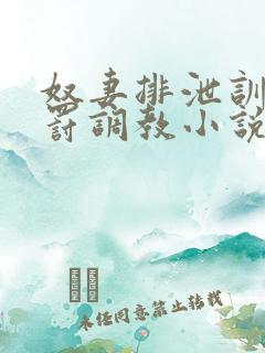 奴妻排泄训诫惩罚调教小说