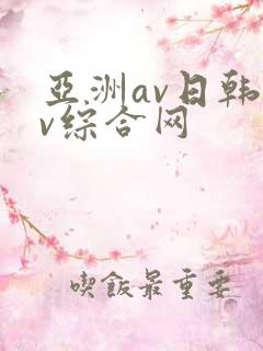 亚洲av日韩av综合网