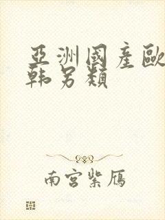 亚洲国产欧美日韩另类