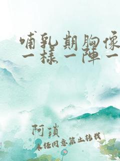 哺乳期胸像针扎一样一阵一阵疼