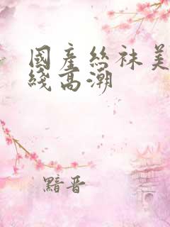 国产丝袜美腿在线高潮