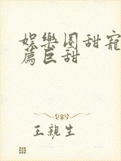 娱乐圈甜宠文推荐巨甜