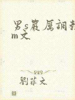 男s严厉调教女m文