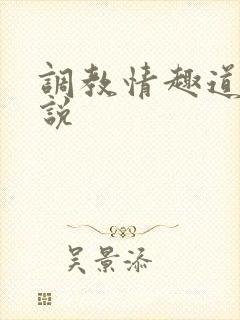 调教情趣道具小说