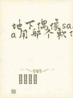 地下偶像sana用哪个软件看